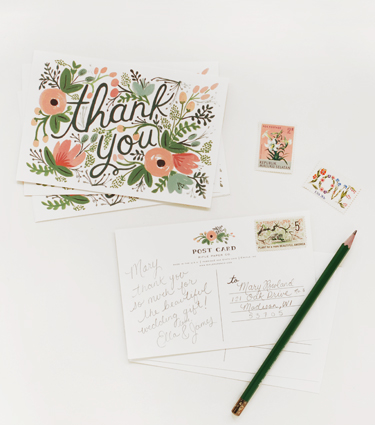 Thank You Postcard