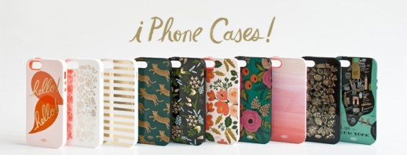Rifle Paper Co iphone cases