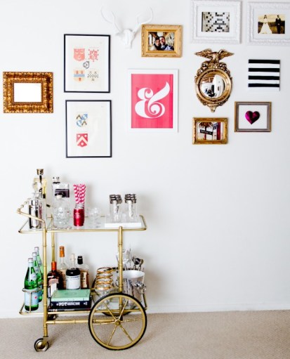 thelifestyleblog Wheel Bar Cart