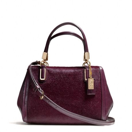 Madison Mini Satchel in Haircalf