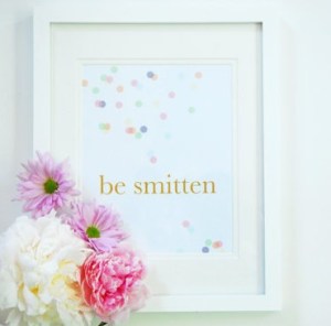 Be Smitten Wall Art