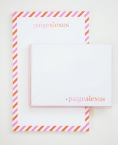Personalized Notepad and Notecards