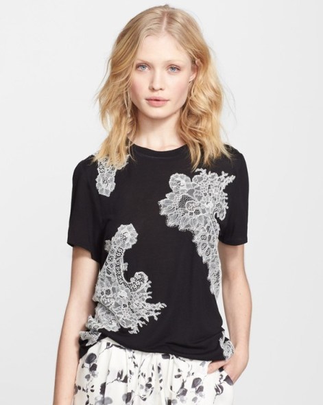 Haute Hippie Lace Tee