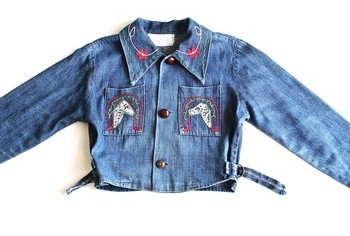 Vintage Embroidered Denim Jacket