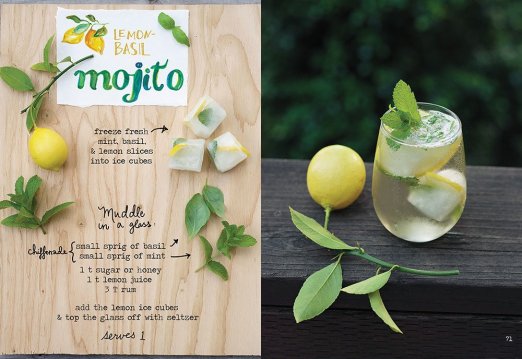 lemon basil mojito