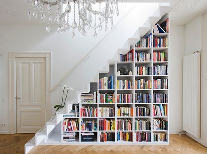 staircase bookcase
